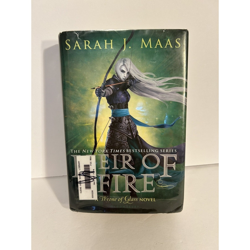 Heir Of Fire Sarah J. Maas 1st Ed Hardcover OOP Cover Library COPY